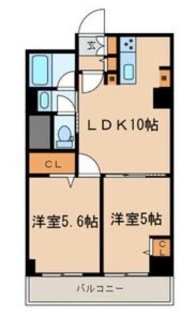 マンションかねきの物件間取画像